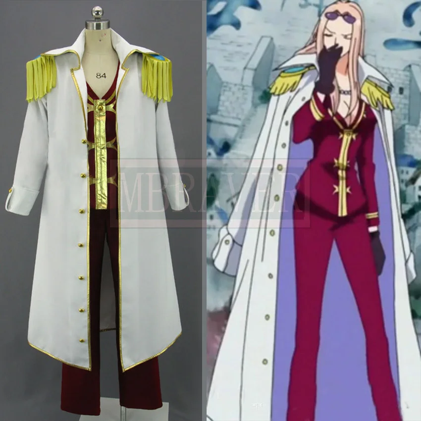 Free Shipping One Piece Hina cosplay Costume on