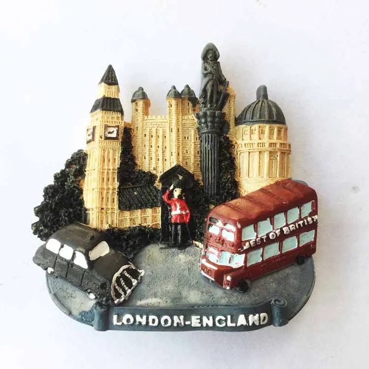 

Lychee Life London Trafalgar Square Nelson Refrigerator Magnet Famous Landscape Fridge Magnet Modern Home Kitchen Decor