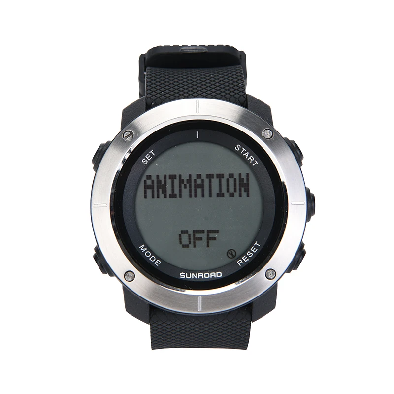 SUNROAD Мужские Цифровые Спортивные Смарт часы RelogioWatch для пешего туризма бега плавания секундомер таймер часы-Дата водонепроницаемые наручные часы