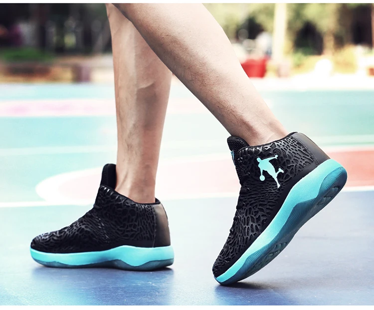 Человек свет Jordan дышащие баскетбольные кроссовки Нескользящие баскетбольные кроссовки мужские на шнуровке Спорт Тренажерный зал ботильоны обувь Basket Homme