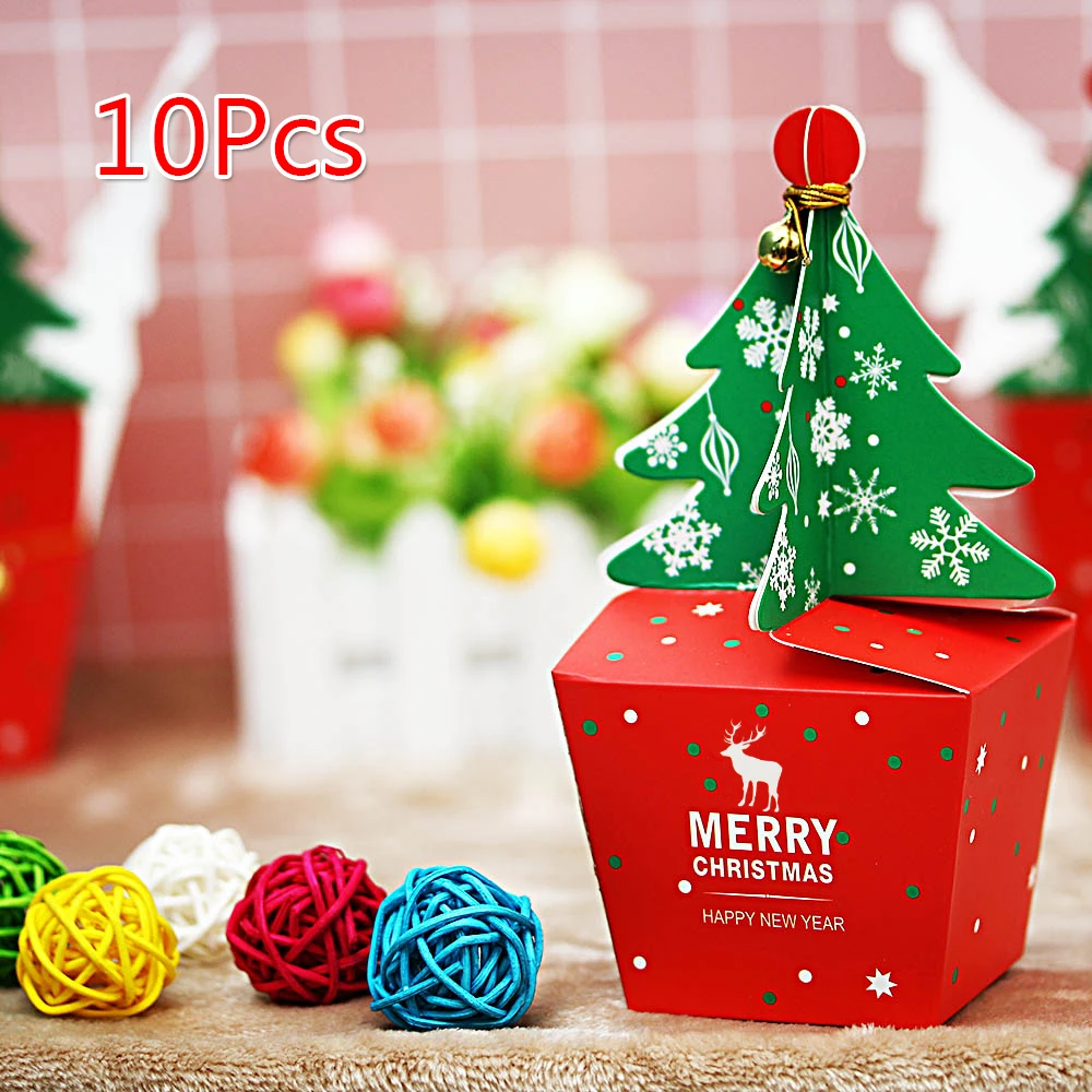 Christmas Apple Box,Merry Christmas tree Gift Box ,Cookie