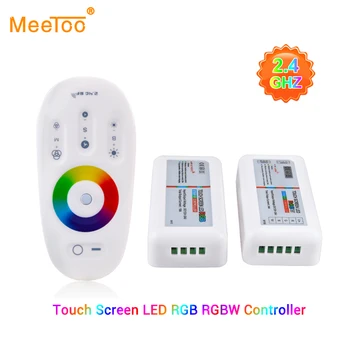 

2.4G Touch Screen LED RGBW RGB Controller Led Strip DC12-24V Wireless RF Remote Controller Dimmer for RGB RGBW LED Strip Light