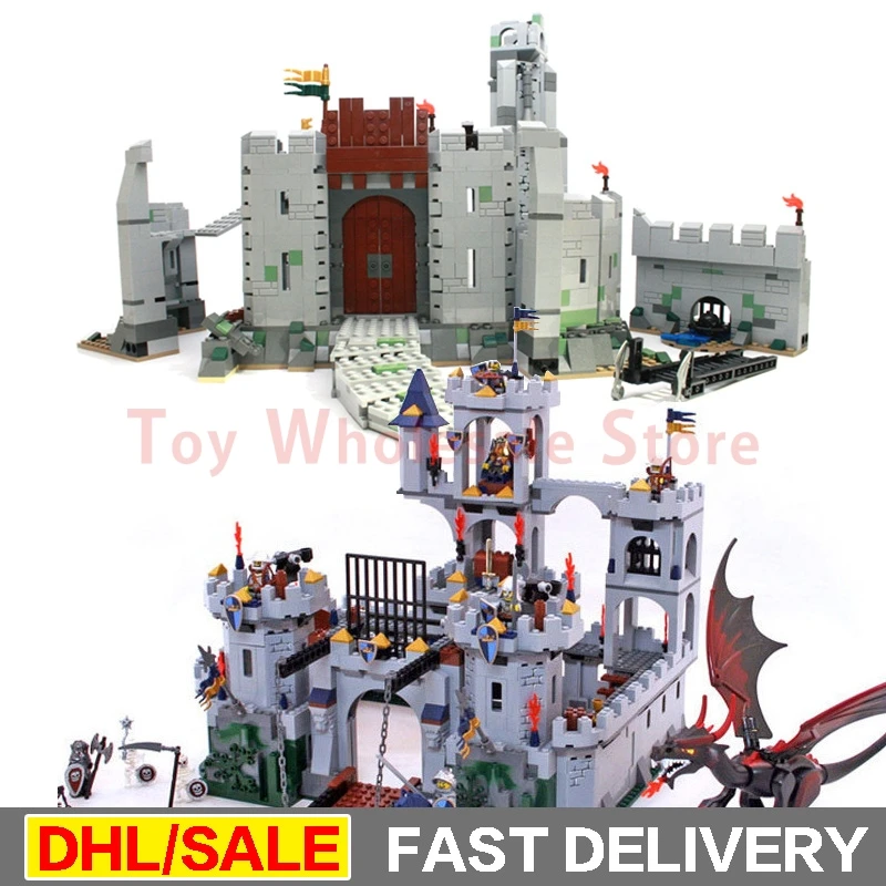 

Lepin 16017 Castle Kits Lepin 16013 Lord of the Rings Battle Of Helm' Deep Building Block lesoings Toys 7094 9474