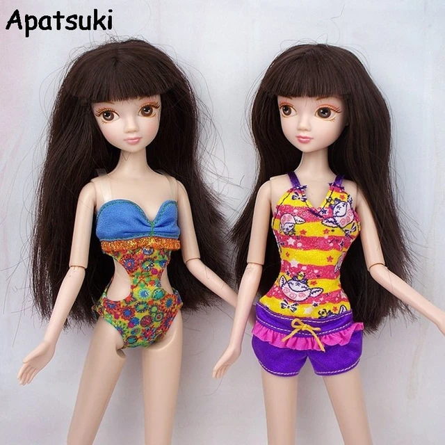 Mix maiôs para barbie 1/6 boneca roupa de banho verão natação bikini praia  roupas acessórios boneca vestir peças - AliExpress