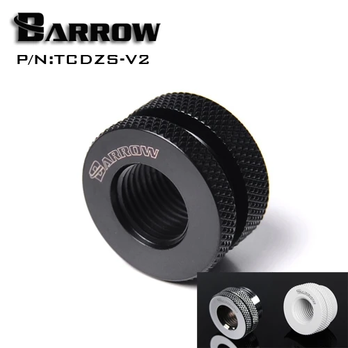 Barrow G1/4 ''белый черный серебристый золотой картон поперечный Вход воды