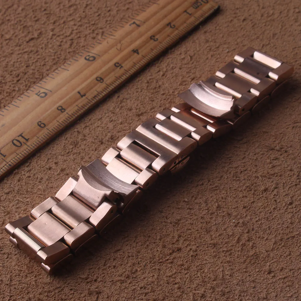 Ремешки для наручных часов браслет для Galaxy 42 мм наручные часы Матовая нержавеющая сталь ремешок для наручных часов 20 мм изогнутые неполированные специальные концы