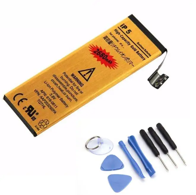 100 Genuine high quality 2680mah Zero cycle Li ion phone battery For