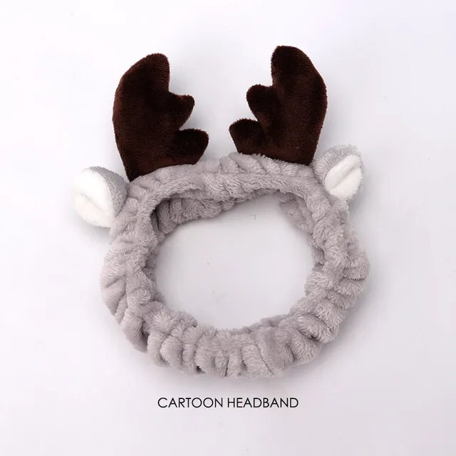 58 Styles Hair Bands for Women and Girls Makeup Mask Stretch Hair Band Cat Rabbit Ears Headdress Cartoon Hair Accessories A185-2