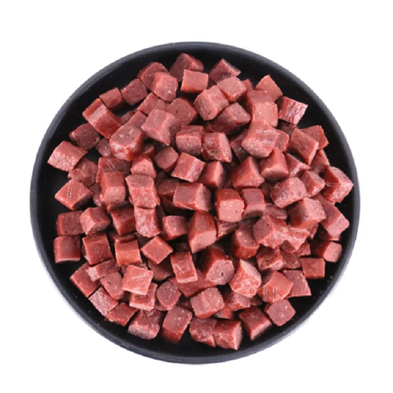 

Dog snacks Pet Feeding Food Healthy Delicious small medium large Dog Snack Beef Granules 500g Dog Food Training reward Snacks