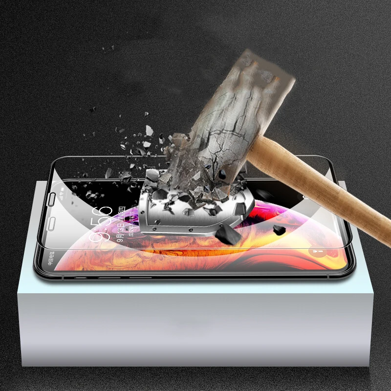 

9H Full Cover Tempered Glass For iPhone X XR Xs Max 6 6S 7 8 Plus Screen Protector For Apple iPhone Xs Max Glass Protective Film