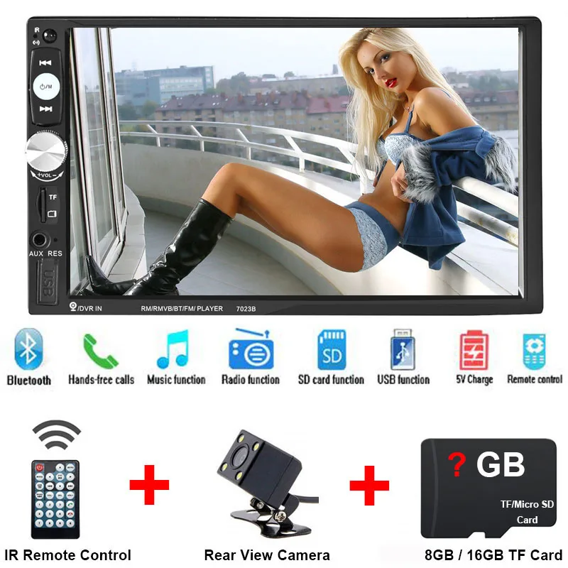 

Central Multimidia 2din 2 Din Touch 7'' Bluetooth Radio MP3 MP5 Music Video Player Car Multimedia Carplay Mirror Link Autoradio