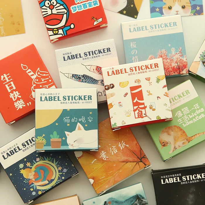 

Paper Sticker Decoration Label Sticker Set Adhesive Sticker Seal Labels For Envelope Seal Sticker Label Scrapbooking