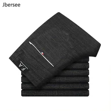 Pantalones de vestir para hombre, pantalones de vestir de corte entallado a cuadros de estilo clásico, pantalones de boda, pantalones de hombre, ropa de talla grande 28-40