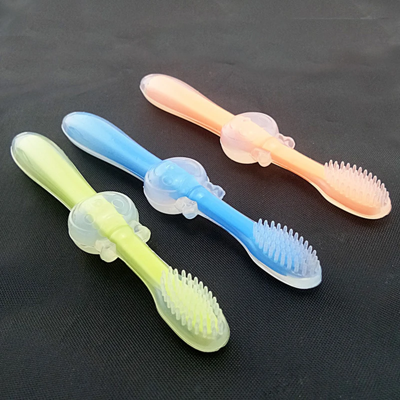 1PC Kids Soft Silicone Training Toothbrush Baby Children Dental Oral Care Tooth Brush Tool Baby kid tooth brush baby items