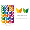 30pcs 3d Pvc multicolor Butterfly Wall Sticker Art Decal living room Solid color Butterflies for Home decor Mural DIY Decals ► Photo 2/6