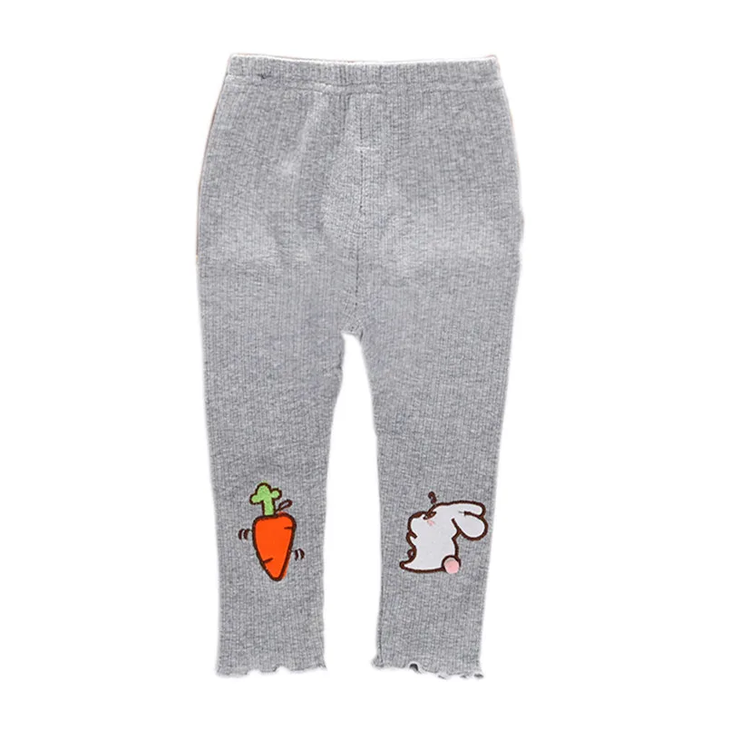2019 new Newborn Baby Girl Stripe Skinny Rabbit Pants Cartoon Knit Stretchy Warm Leggings  (5)