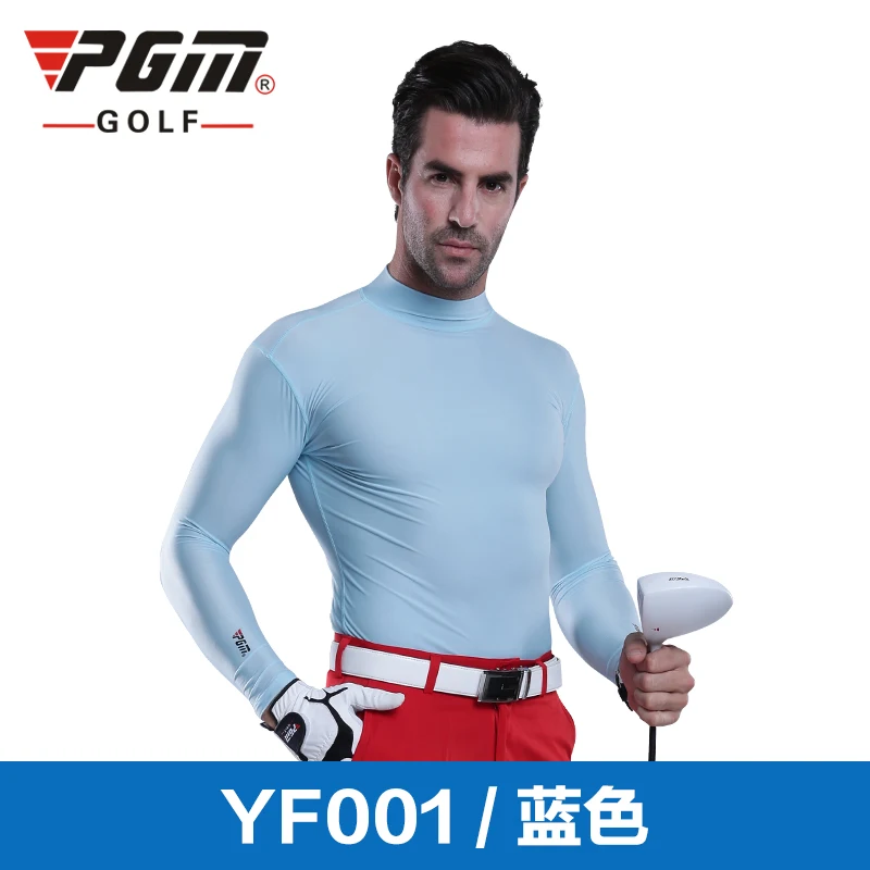 Pgm تماما رجل جولف الملابس الموالية طويلة الأكمام قاعدة طبقة المجهزة dri-fit قميص طويل كم قميص رجالي جولف الملابس تجريب قميص