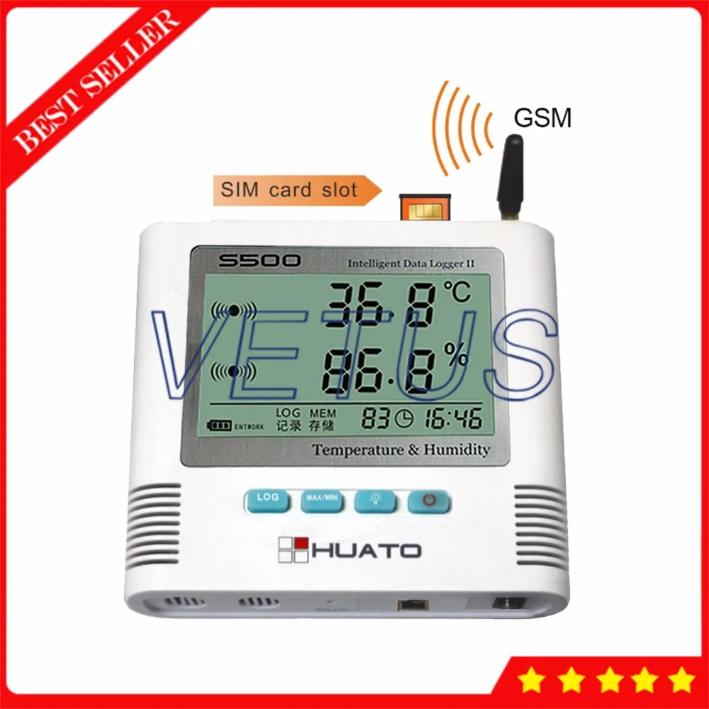 S500 TH GSM GSM Data Logger Temperature Humidity Datalogger with