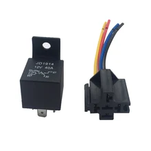 GPS Automotive Relay With 14CM Line Socket 12V 24V 40A 5-Pin Car/Bike/Boat Control Device Changeover Relays DXY88
