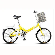 Складной велосипед 16/20 дюймов для взрослых Мужской Женский студенческий детский От 4 до 8 лет велосипед супер легкий
