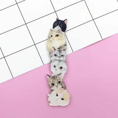 FFFPIN Cartoon Brooch Giraffe Rabbit Cat Dog Pins Animal Badges Women Girl Japan Harajuku Jewelry Backpack Accessories Ornament - Окраска металла: Model G