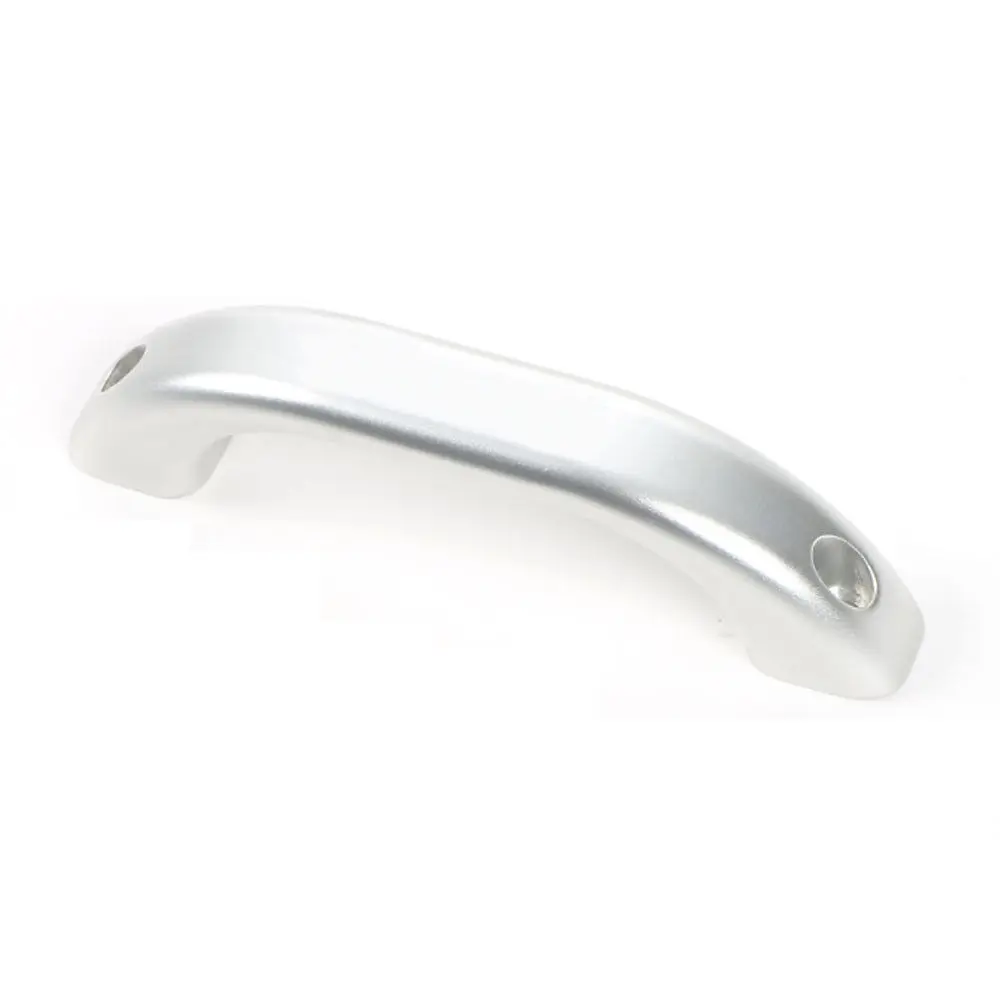 Silver Для 2007- Suzuki Jimny крыше автомобиля Возьмите ручки крышки интерьер автомобиля-Стайлинг украшения Наклейки Алюминий сплав авто интимные аксессуары - Название цвета: Silver