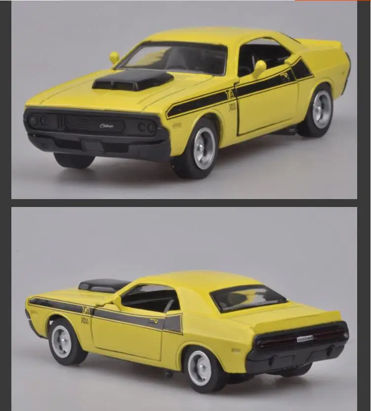 1: 32 передовые модели автомобилей из сплава, высокая моделирования Dodge Challenger модели автомобилей, металлические литья, игрушечные транспортные средства