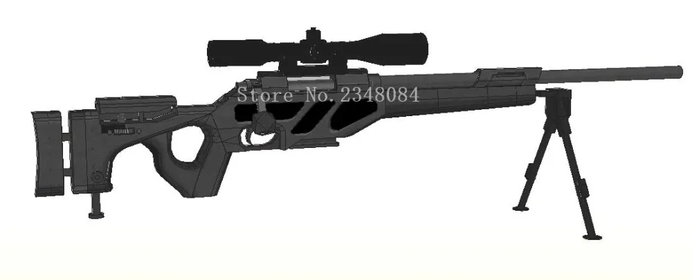 3d Paper Model Scale 1 1 Cs Lr4 High Precision Sniper Rifle Diy Arms Papercraft Handmade Paper Toys For Cosplay Gun No Shoot Toy Car Steering Wheel Toy Dolltoy Novelties Aliexpress
