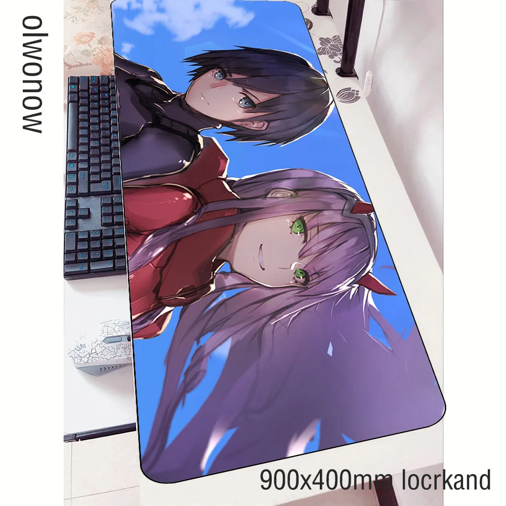 Коврик для мыши darling in the franxx, лучший геймер, 90x40 см, коврик для мыши notbook, игровой коврик для мыши, подарки, коврик для мыши, ПК, Настольный коврик для мыши