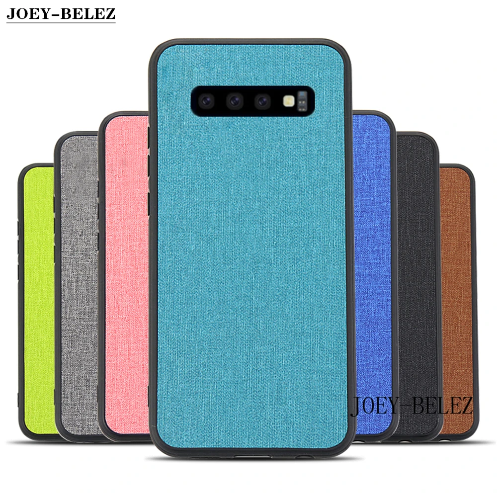 

Fabric Case For Samsung Galaxy S10 S9 S8 Plus S7e J3 J5 J7 2017 Note 8 9 J4 J6 A6 A8S Plus A9s A7 2018 Soft Silicone Cloth Cover