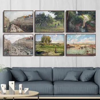 

Home Decoration Art Wall Pictures Poster Print Canvas Printings Paintingsn French Camille Pissarro Crystal Palace