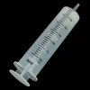 Jeringa de plástico de gran capacidad, jeringuilla de inyección estéril reutilizable transparente, jeringa de medición de nutrientes hidropónico, 300ml ► Foto 2/6