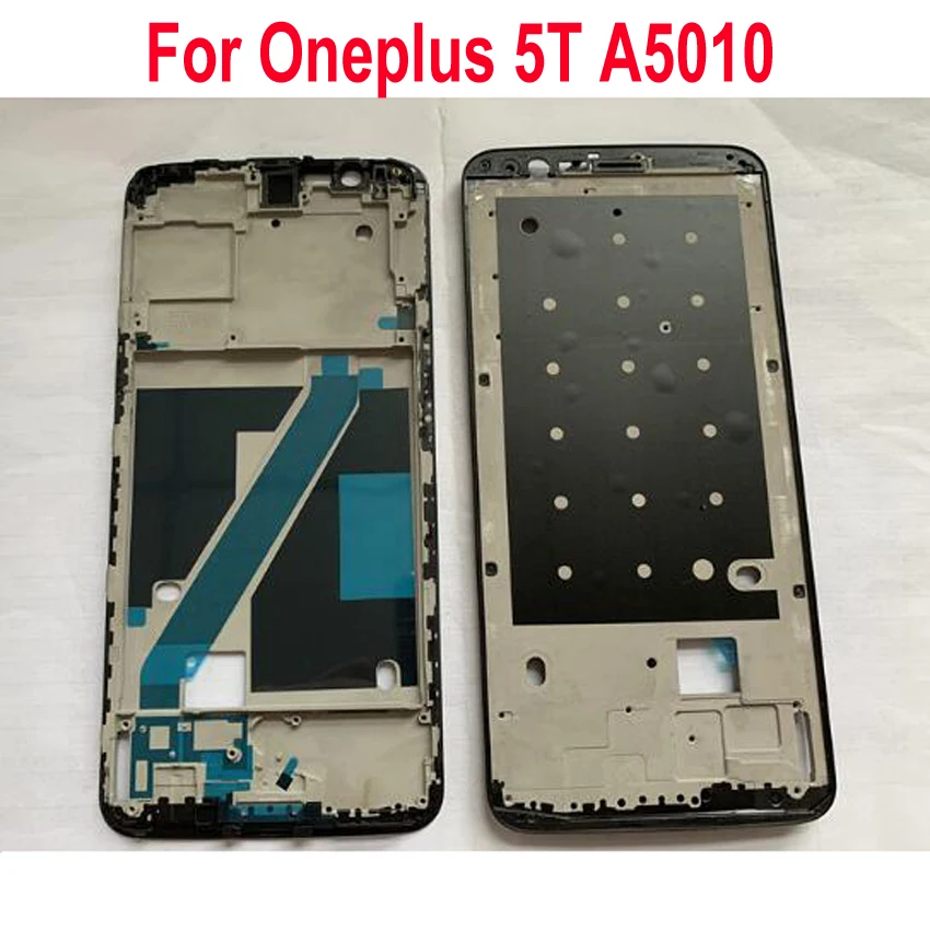 

Original LCD Screen Supporting Housing Front Bezel Faceplate Middle Frame For Oneplus 5T A5010 1+5T Phone Parts