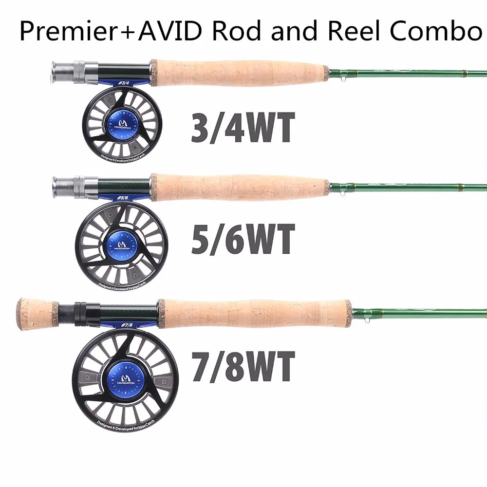 Maximumcatch Fly Fishing Rod Combo Fly rod+fly reel 3/4,5/6,7/8wt