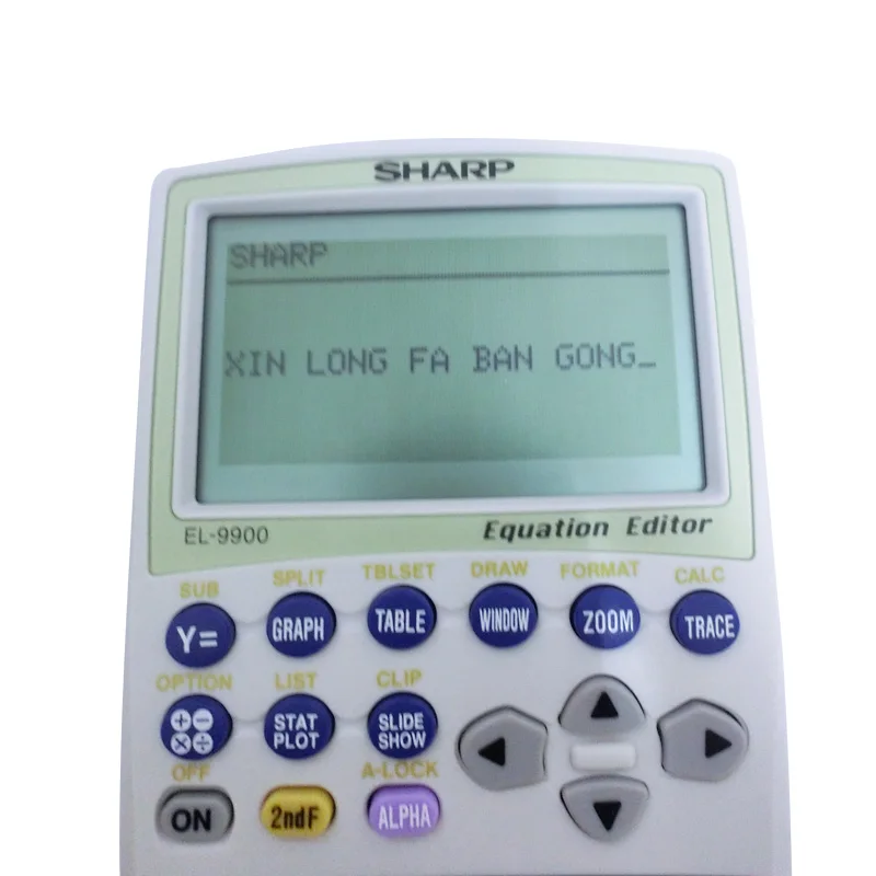 SHARP EL-9900W графический калькулятор, диаграмма, функция, логика, чертеж, калькулятор