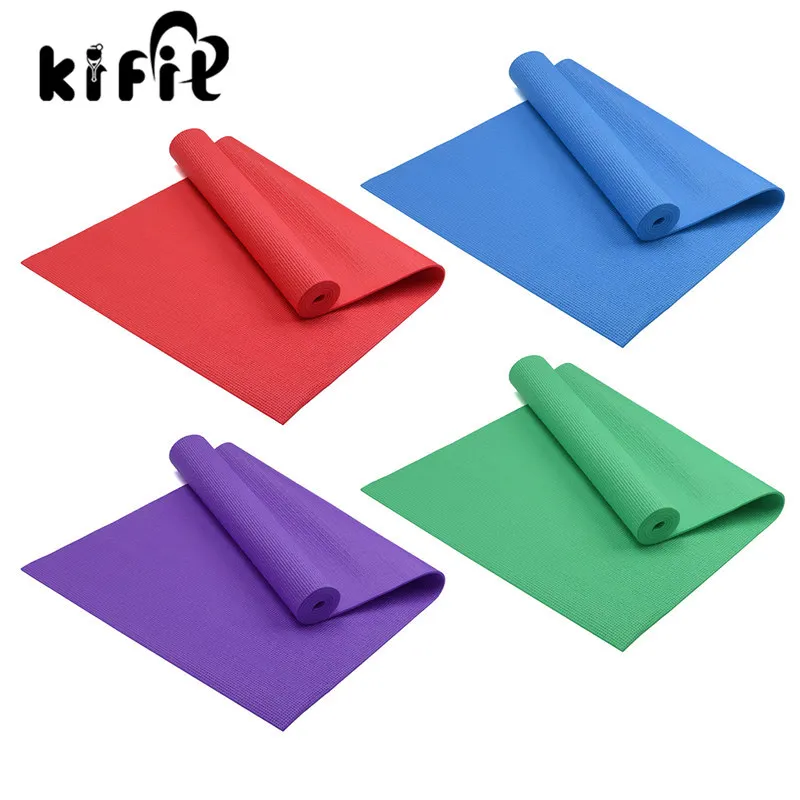 

KIFIT Durable 5mm Yoga Mat Non slip Thick Exercise Pad Health Lose Weight Fitness For Body Building Exercise Workout