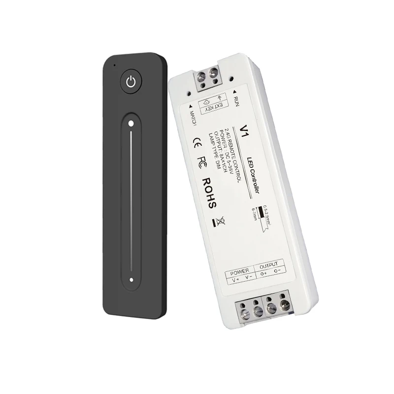 Misleidend spier Of New Led Dimmer 12v/24v V1 8a Output Receiver With R11 Wireless Rf Touch  Remote 3528 5050 Single Color String Dim Controller - Dimmers - AliExpress