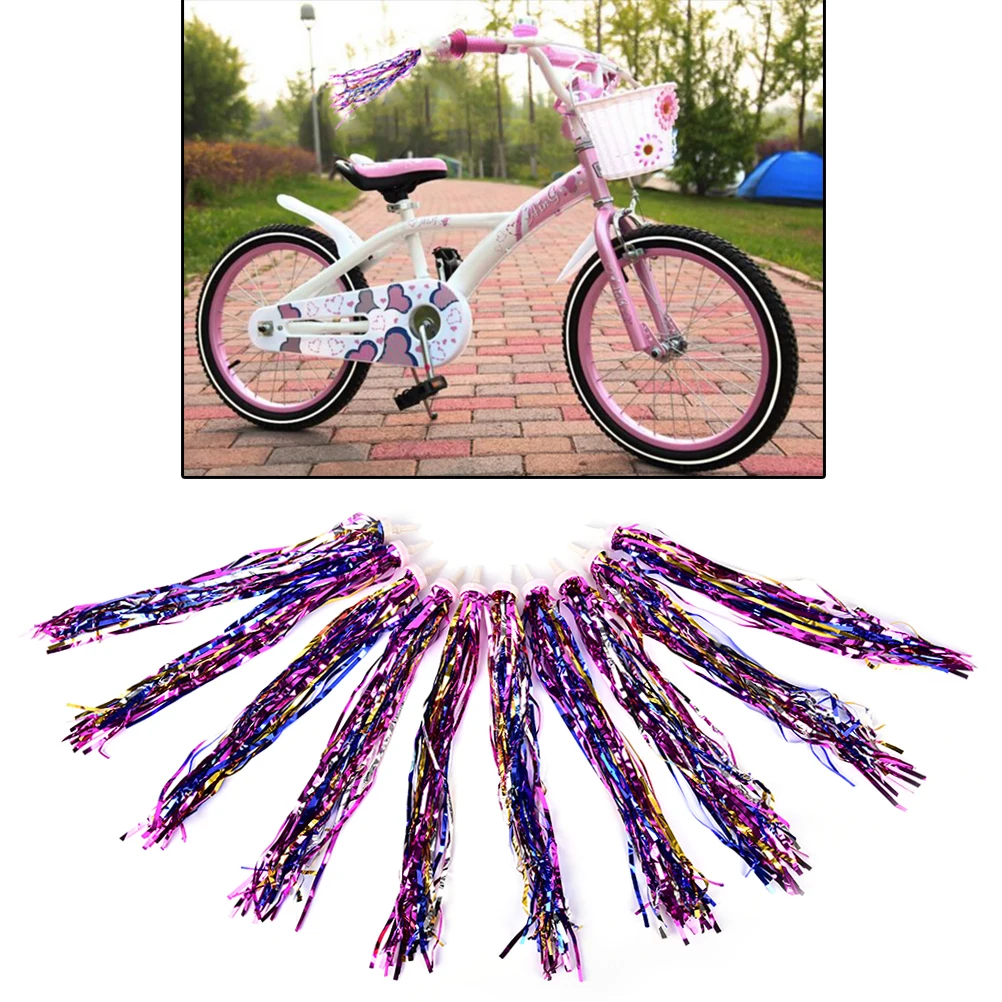 10pcs Bicycle Bike Cycling Tricycle Kid Girl Handlebar Colorful
