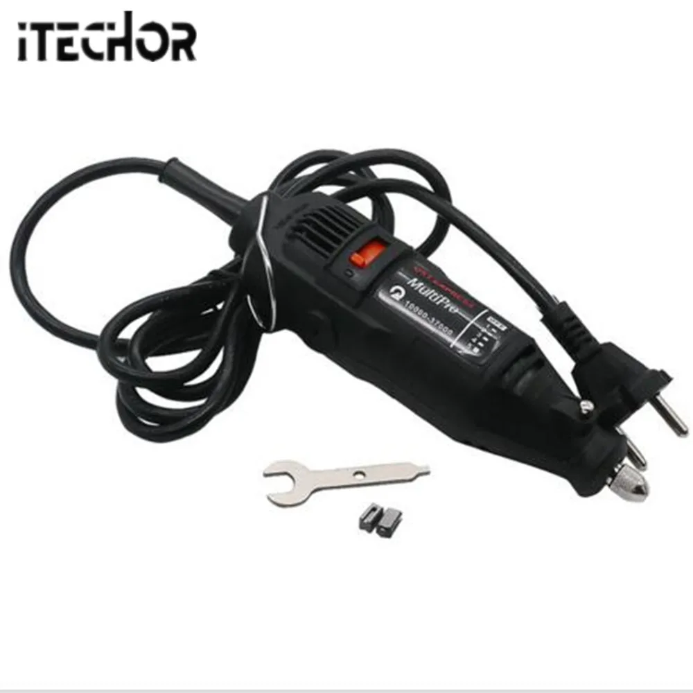 

iTECHOR Tools Miniature Electric Grinder Grinding Machine Engraving Jade Carving Polishing Electric Drill DIY Electric Rotary
