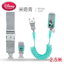 Disney запястье поводок Детские безопасное обучение ходьбе анти потерянный Регулируемый Поводок Веревка напоминание манжета для малышей Прогулка анти-потерянный