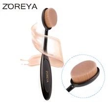 ZOREYA Brand New Design Oval Brush Cosmetic Cream Powder Blush Makeup Brushes Oval Makeup Brushes