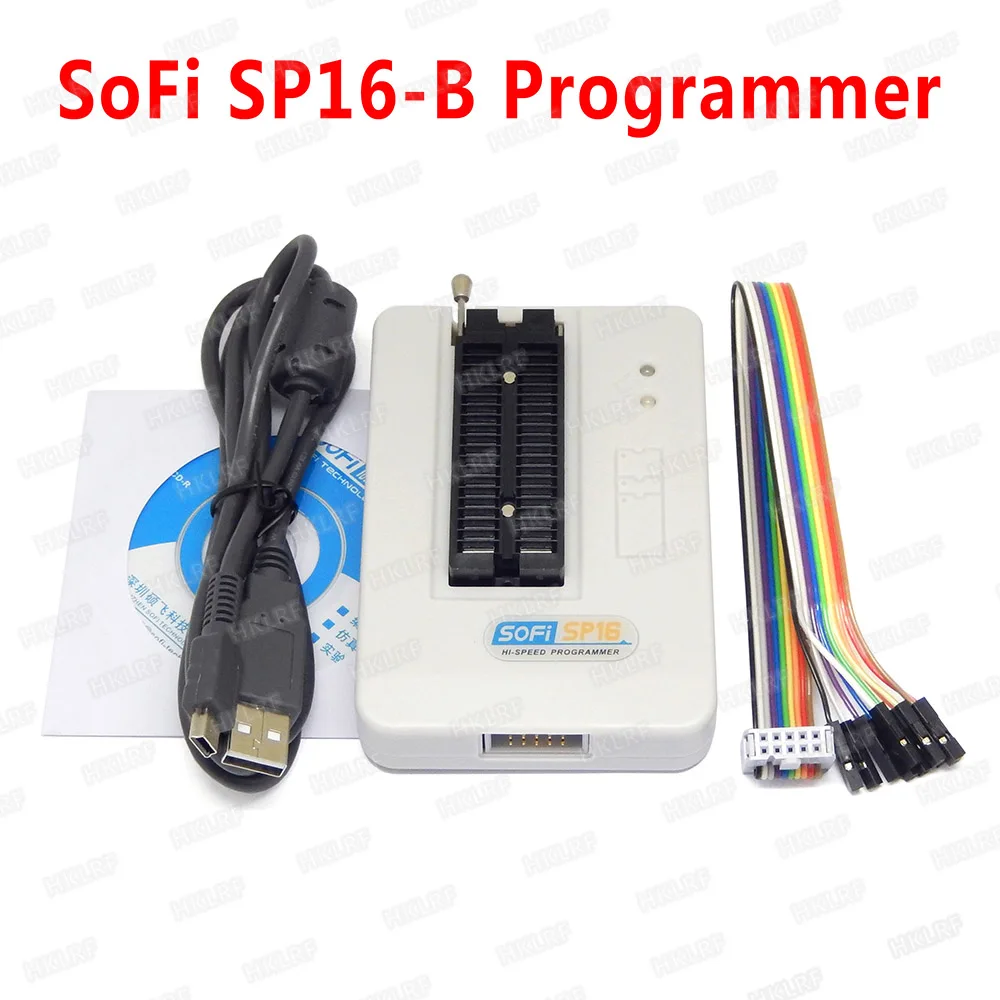 

SoFi SP16-B EEPROM Flash Programmer SP16B High speed EEPOROM SPI FLASH USB programmer