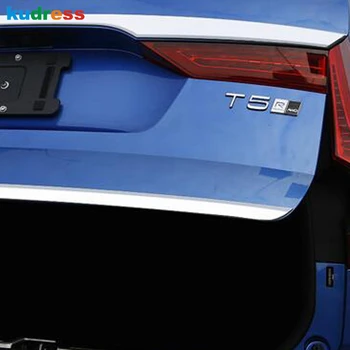 

For Volvo XC60 XC 60 2018 2019 ABS Chrome Rear Trunk Lid Boot Tailgate Back Door Edge Cover Trim Molding Strip Car Accessories