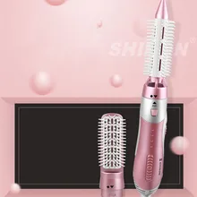 3 в 1 Многофункциональный волосы дует гребень электрическая плойка прямые выпрямитель для волос с расчёской, щипцы для завивки волос