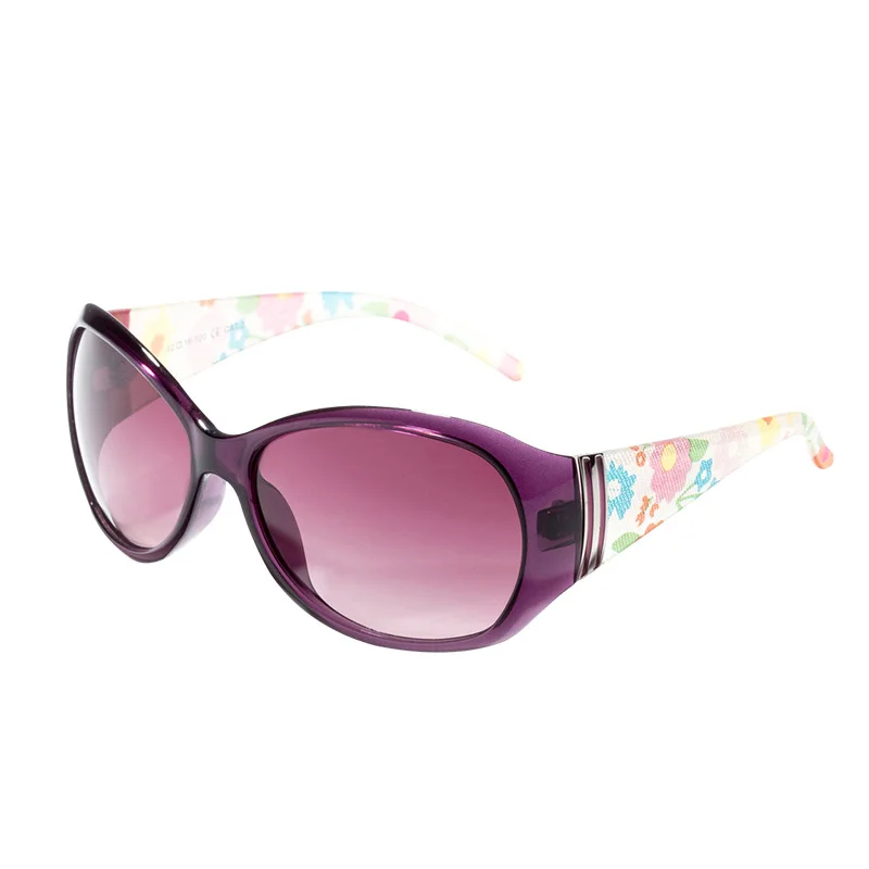 VATEL Special Offer retro Oval Polarized Floral Women Street Fashion