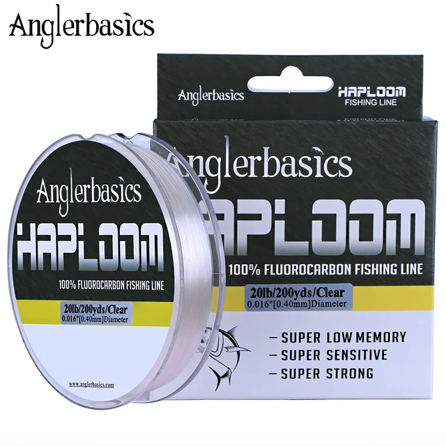 Special Offers Anglerbasics 100% Fluorocarbon Fishing Line 200yds/182M Fly Or Lure Fishing Leashes Monofilament Leader Line 4LB-20LB Special Offers Anglerbasics 100% Fluorocarbon Fishing Line 200yds/182M Fly Or Lure Fishing Leashes Monofilament Leader Line 4LB-20LB