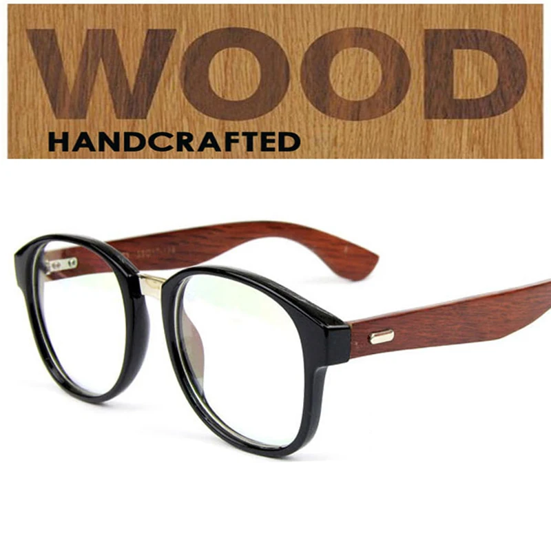 Wood Frames Glasses Men Brand New Eyeglasses Frame CLASSIC Glasses