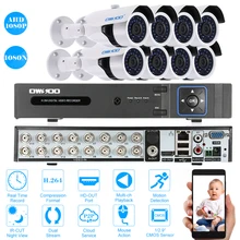 OWSOO 1080N DVR с 8 шт 1080 P AHD CCTV камера обнаружения движения ночного видения CCTV камера для CCTV системы безопасности PAL системы