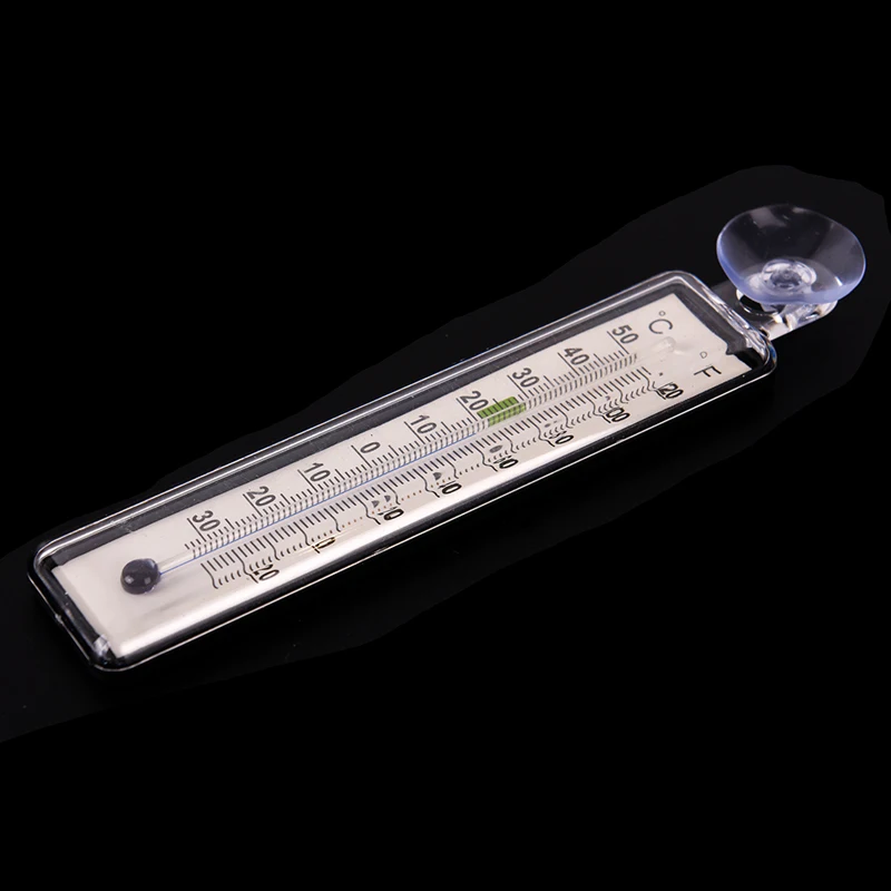 

Aquarium Meter Water Temperature Gauge Suction Cup Fish Tank Thermometer Glass