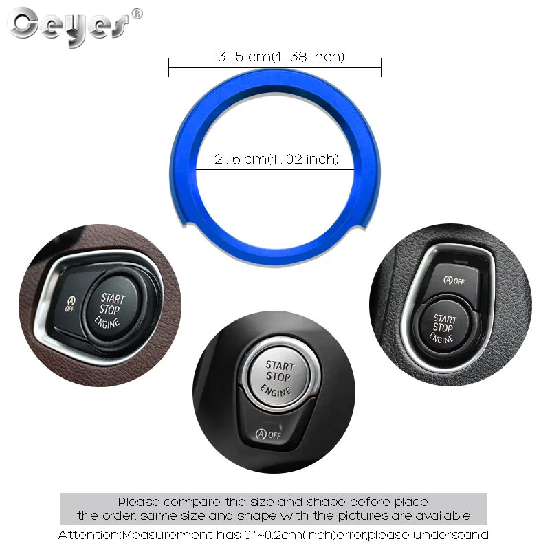 Start Engine Button Ring for BMW (4)